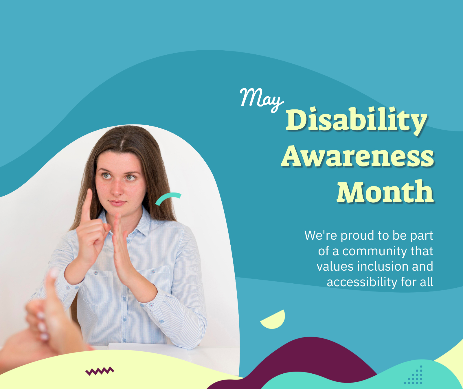 Illustration representing Disability Awareness Month